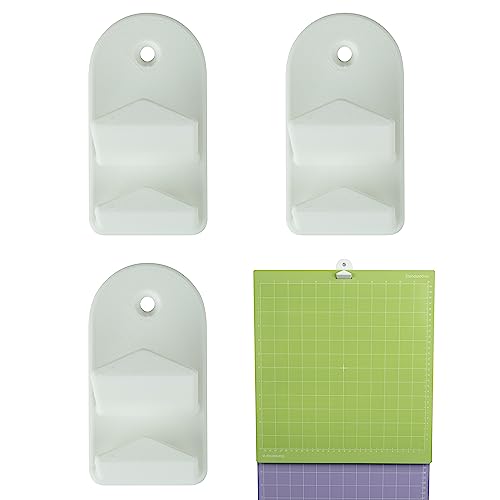 Schneidemattenaufhänger mit Doppelhaken (entspricht 6 Haken), Aufbewahrungshalter, kompatibel mit Cricut Explore One/Air/Air 2/Maker Schneidematten, Zubehör für Cricut von matterform
