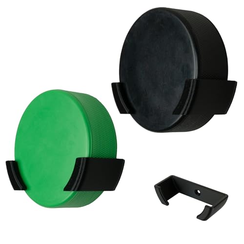 matterform Hockey Puck Wandhalterung Display (2 Stück) | Wandregal Halter Halterungen für Sammlerstücke & Spiel Winning Pucks | Eishockey Dekor & Aufbewahrung von matterform
