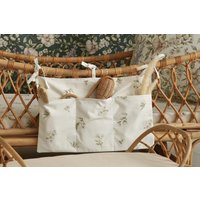 Apfelblüten Auf Weiß - Betttasche, Babybetttasche, Babybetttasche von matuu