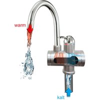 2in 1 Armatur mit Durchlauferhitzer/ Wasserhahn- Silber 2in 1 Armatur mit Durchlauferhitzer/ Wasserhahn- Silber von mauk