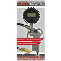 MAUK digitaler Druckluft Reifenfüller mit Messing Connector MDRL-3 von mauk