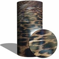 Carbon Folie Auto-, Küchen-, Deko- Folie 'Leopard skin vinyl' 1,5 x 5 m selbstklebend - Mauk von mauk