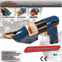 Druckluft Blechschere 90° Bleche bis 2 mm Schnittbreite 5,5 mm 2100 U/min 6 bar - Mauk von mauk