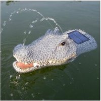 Mauk - Solar Springbrunnen Pumpe Teichpumpe Wasserspiel Krokodil von mauk