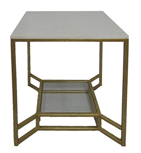 Mauro Ferretti SRL TVOLINETTO Doppelmarmor, 47 x 47 x 60 cm von mauro ferretti srl