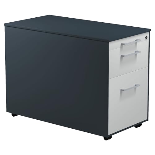 Mauser | Schubladencontainer auf Rollen | HxT 570 x 800 mm | 1 Materialschub | 1 Hängeregistratur | anthrazitgrau/lichtgrau/anthrazitgrau Mauser | Schubladencontainer auf Rollen | HxT 570 x 800 mm | 1 Materialschub | 1 Hängeregistratur | anthrazitgrau/lichtgrau/anthrazitgrau von mauser