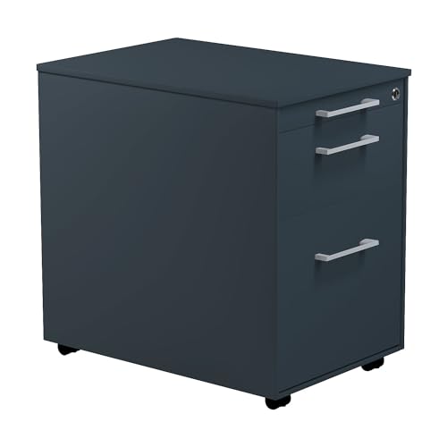 mauser | Schubladencontainer auf Rollen | HxT 570 x 600 mm | 1 Materialschub | 1 Hängeregistratur | anthrazitgrau/anthrazitgrau/anthrazitgrau mauser | Schubladencontainer auf Rollen | HxT 570 x 600 mm | 1 Materialschub | 1 Hängeregistratur | anthrazitgrau/anthrazitgrau/anthrazitgrau von mauser