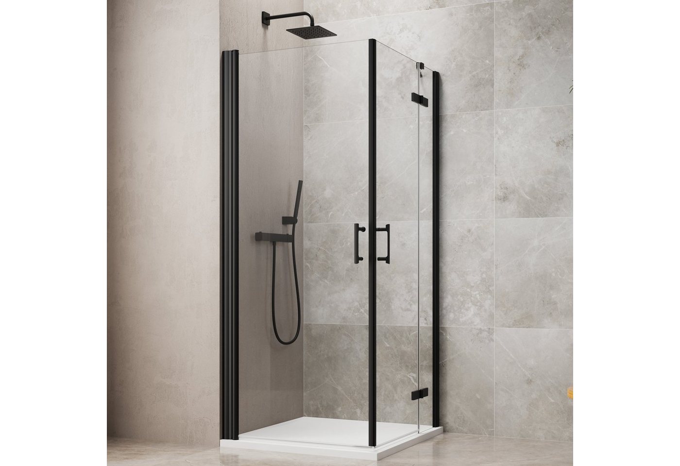 maw by GEO Eckdusche maw flex PRO AP-E130, BxT: 80x80 cm, Einscheibensicherheitsglas von maw by GEO