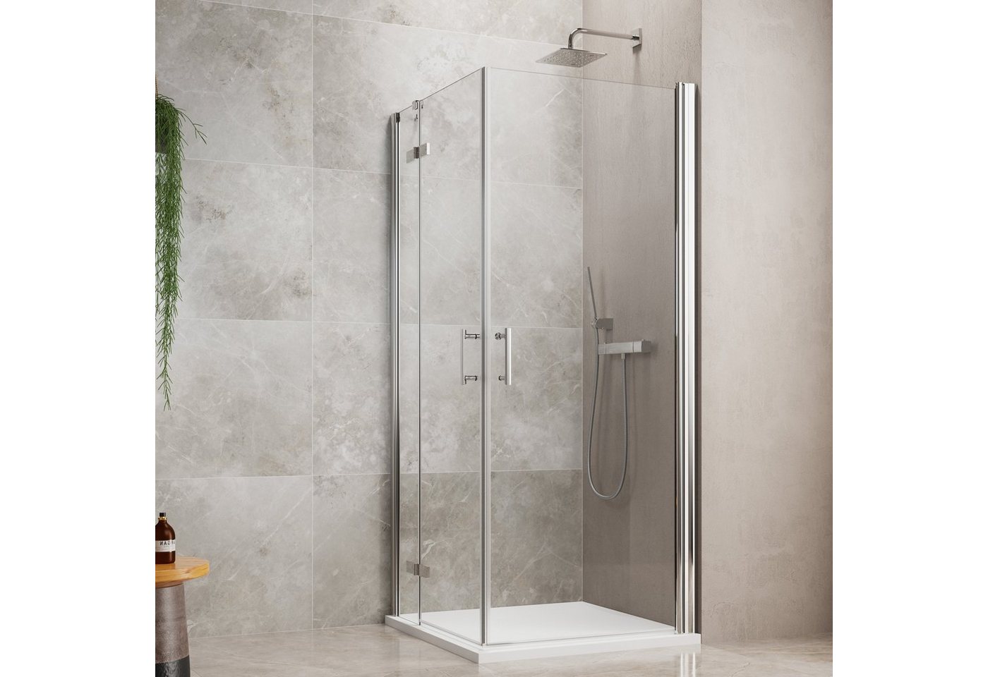 maw by GEO Eckdusche maw flex PRO AP-E310, BxT: 80x80 cm, Einscheibensicherheitsglas von maw by GEO