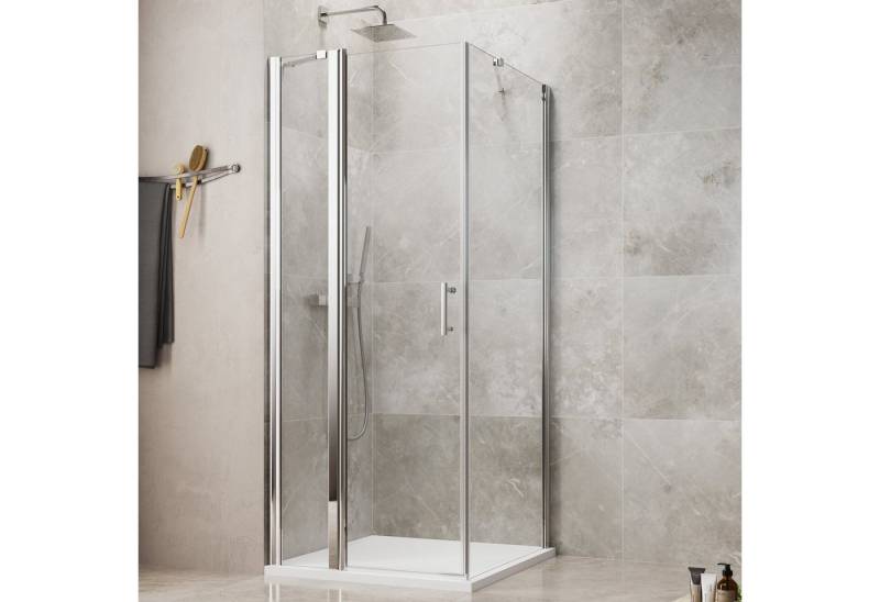 maw by GEO Eckdusche maw flex PRO AP-F200, BxT: 80x80 cm, Einscheibensicherheitsglas von maw by GEO