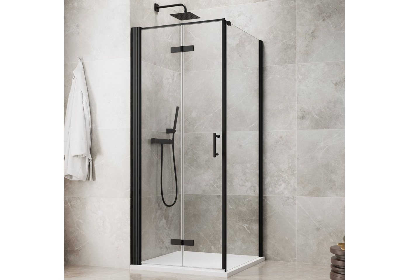 maw by GEO Eckdusche maw flex PRO AP-F400, BxT: 90x90 cm, Einscheibensicherheitsglas von maw by GEO