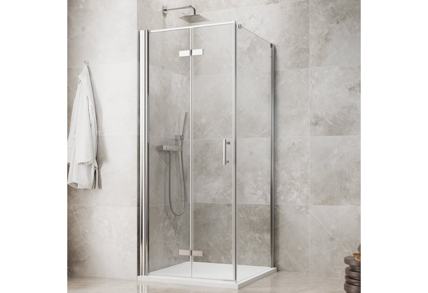 maw by GEO Eckdusche maw flex PRO AP-F400, BxT: 90x90 cm, Einscheibensicherheitsglas von maw by GEO