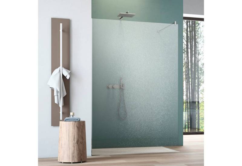 maw by GEO Walk-in-Dusche flex A-W001C, Einscheibensicherheitsglas, Crash-Glas klar von maw by GEO