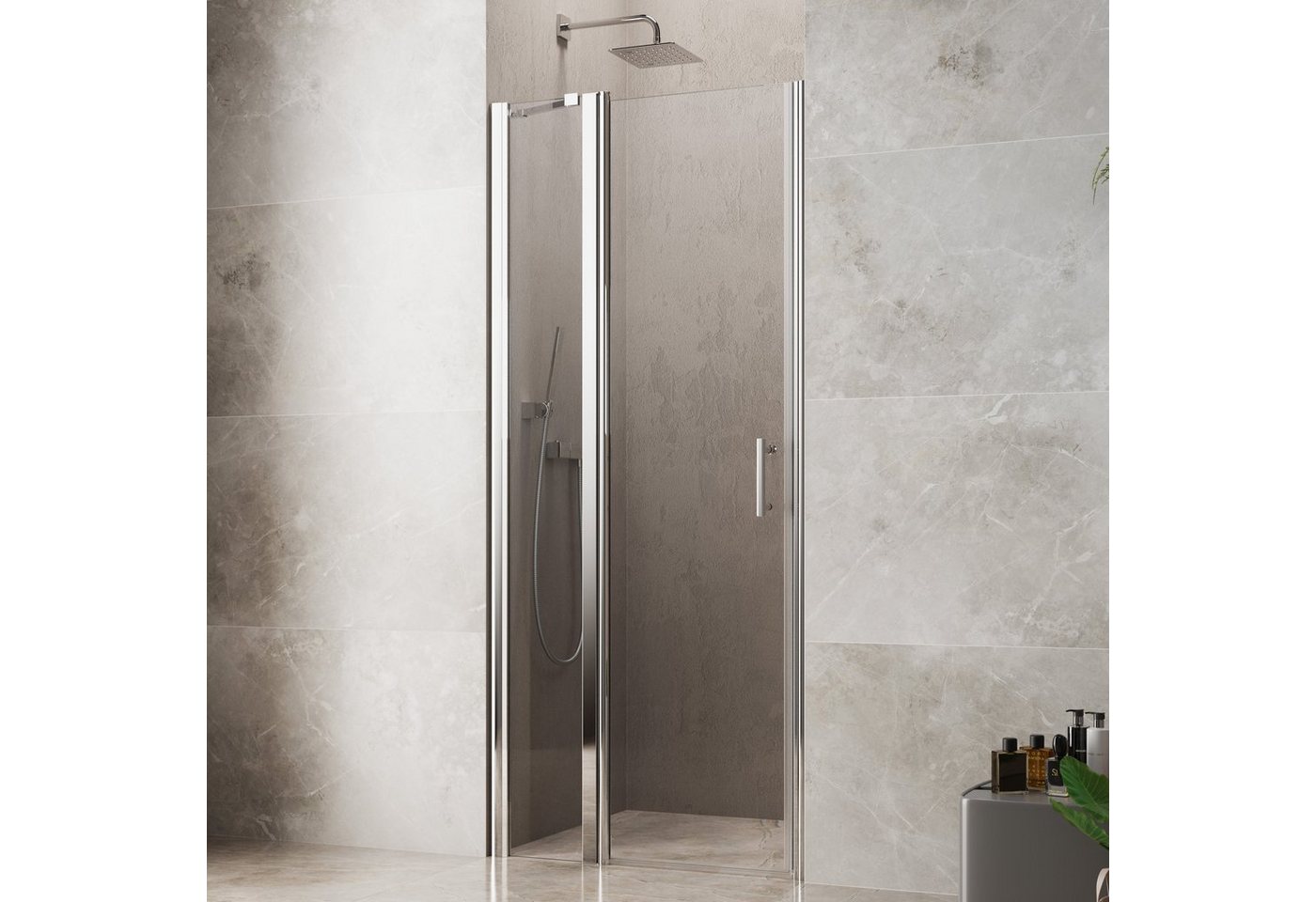 maw by GEO geteilte Dusch-Flügeltür maw flex PRO AP-N200, 80x202,2 cm, Einscheibensicherheitsglas maw by GEO geteilte Dusch-Flügeltür maw flex PRO AP-N200, 80x202,2 cm, Einscheibensicherheitsglas von maw by GEO