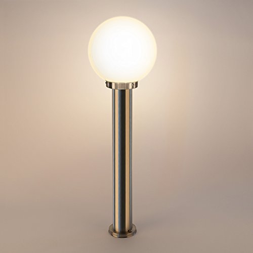 max K O M F O R T Aussenleuchte Aussenlampe Standleuchte Edelstahl 270-800 Wegeleuchte Gartenlampe von max K O M F O R T