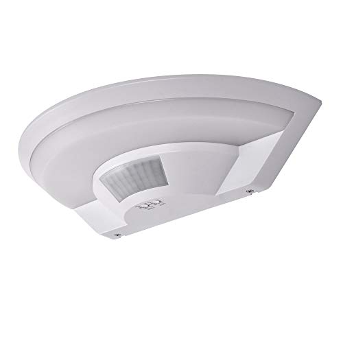 LED Aussenleuchte mit Bewegungsmelder Wand-leuchte Wandlampe Flurleuchte Fluter 10W weiß modern IP54 SETA von max K O M F O R T