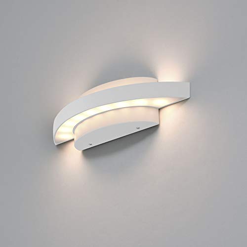 LED Aussenleuchte up&down weiß 7W warmweiß IP44 MODERN Wandleuchte Wandlampe Außenleuchte Flurleuchte Badleuchte 1753 DINA von max K O M F O R T