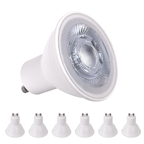 max K O M F O R T 10er Set GU10 LED Leuchtmittel 5 Watt - Neutralweiß 350 Lumen - Energieeffiziente Glühbirnen als Ersatz für MR16 Halogenlampen von max K O M F O R T