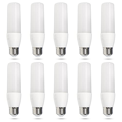 max K O M F O R T - 10x E27 LED Leuchtmittel 12 Watt matt Korn Kolben Röhre Glühbirne-Ersatz dünn 10er Sets von max K O M F O R T