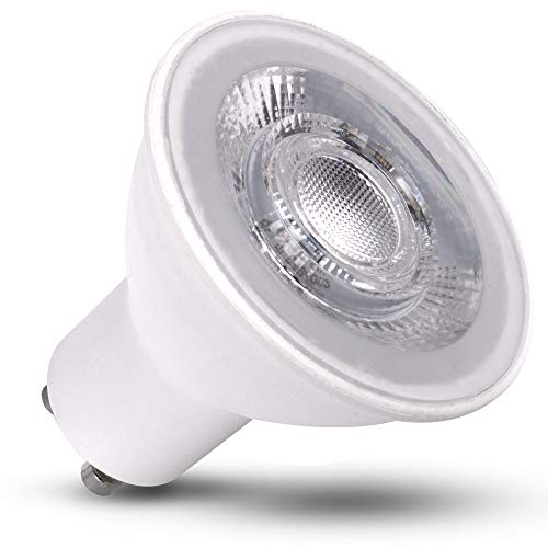 max K O M F O R T 10x GU10 LED Leuchtmittel 5 Watt 10er SET | 3 Stuffen Dimmbar |neutralweiß 350 Lumen Lampe Glühbirne MR16 Ersatz Halogenlampe von max K O M F O R T