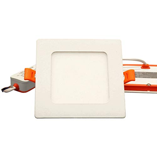 max K O M F O R T 6er SET LED Panel 6W eckig flach ultraslim neutralweiß Einbaustrahler Spot Einbauspot Deckenleuchte Weiß max K O M F O R T 6er SET LED Panel 6W eckig flach ultraslim neutralweiß Einbaustrahler Spot Einbauspot Deckenleuchte Weiß von max K O M F O R T