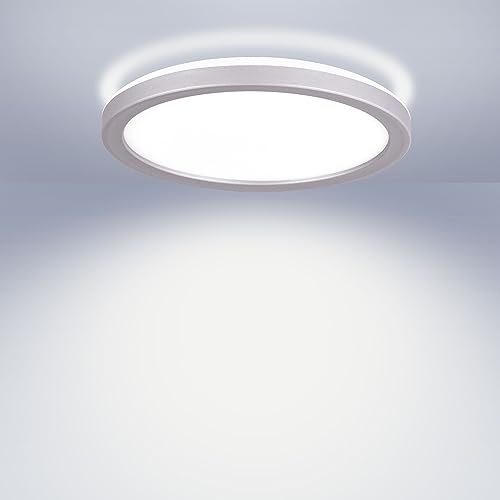 max K O M F O R T LED Deckenlampe LUCKY rund grau 12W - Neutrales helles Licht für jede Ecke von max K O M F O R T