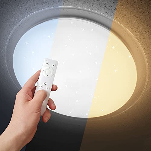 max K O M F O R T LED Deckenleuchte mit Fernbedienung dimmbar Deckenlampe Leuchte CCT Farbwechsel GALA-L 72W flach max K O M F O R T LED Deckenleuchte mit Fernbedienung dimmbar Deckenlampe Leuchte CCT Farbwechsel GALA-L 72W flach von max K O M F O R T