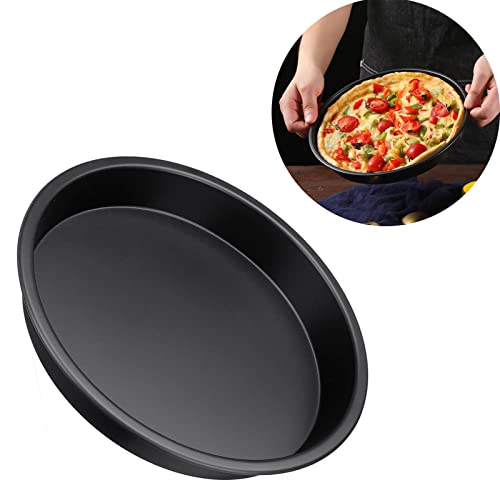 Pizzabackblech, Antihaft-Pizzaform, rundes Backblech für Ofen, Mikrowelle Chippfanne (20,3 cm) von maxant