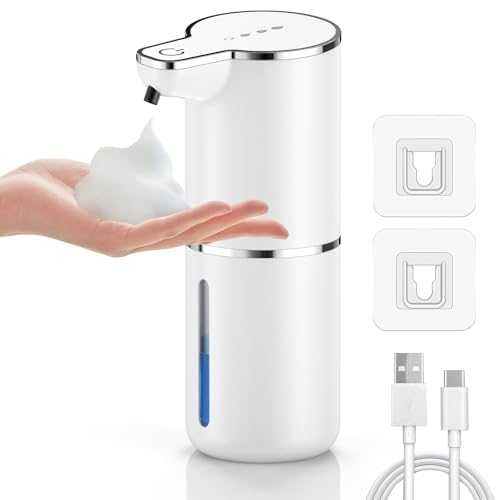 maxtachi Seifenspender Automatisch Schaum, Elektrischer Seifenspender mit Sensor Infrarot Wandbefestigung, 4 Stufen Verstellbar USB Wiederaufladbar Schaumseifenspender Weiß für Bad, Küche, Büro maxtachi Seifenspender Automatisch Schaum, Elektrischer Seifenspender mit Sensor Infrarot Wandbefestigung, 4 Stufen Verstellbar USB Wiederaufladbar Schaumseifenspender Weiß für Bad, Küche, Büro von maxtachi