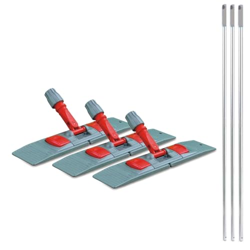 maxxi4you 3 x Klapphalter mit Stiel für Wischmopp 50 cm von maxxi4you