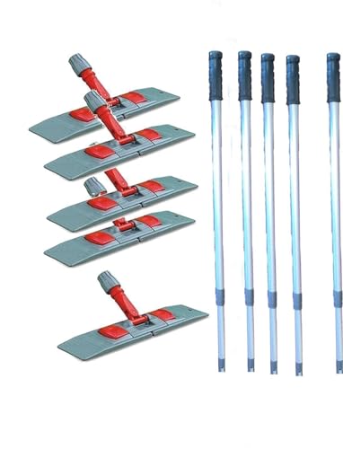 maxxi4you 5 x Klapphalter mit Teleskopstiel für Wischmopp Bodenreinigung Mopp 60 cm maxxi4you 5 x Klapphalter mit Teleskopstiel für Wischmopp Bodenreinigung Mopp 60 cm von maxxi4you