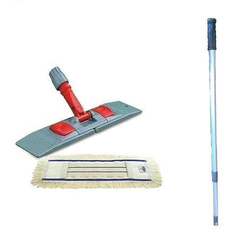 maxxi4you Wischmopp Set Premium mit Teleskopstiel 50 cm inkl. 1 x Wischmopp Baumwolle von maxxi4you