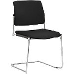 mayer sitzmöbel Stapelstuhl Stoff Schwarz 2518 490 x 560 x 830 mm 2 Stück von mayer sitzmöbel