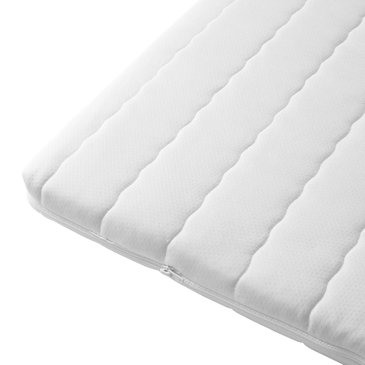 home24 Viscoschaum-Topper 200 x 200cm Webstoff Weiß home24 Viscoschaum-Topper 200 x 200cm Webstoff Weiß von home24