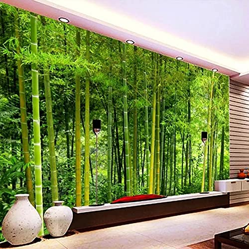 Fototapete Mode Bambus Selbstklebende Tapete Wohnzimmer TV Sofa Hintergrund Wandbild 3D Naturlandschaft Dekoration Wasserdicht von mbbvv