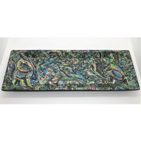 Einzigartiges Upcycled Jackson Pollock Teller von mcbArtOnObjects