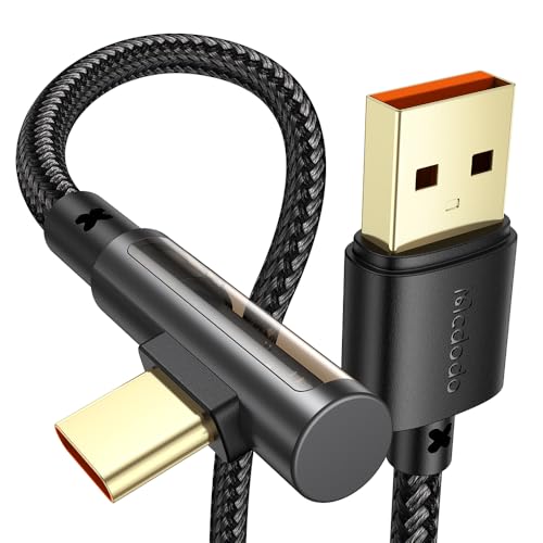 mcdodo Typ-C 6A 90 Grad Transparentes Datenkabel 1.2m von mcdodo