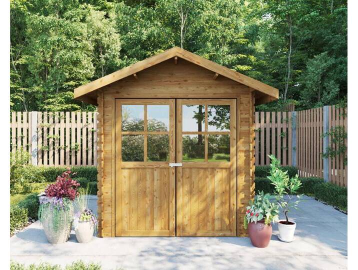 Gartenhaus Linz 200 x 200 cm mit Imprägnierung von mcgarden24