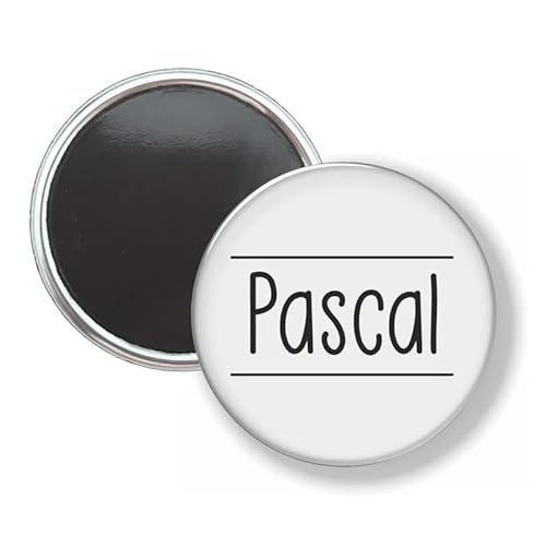 Button Mit Magnet 58 MM - Pascal - NICHT FÜR Kleidung, 58mm, Kunststoff von mcliving