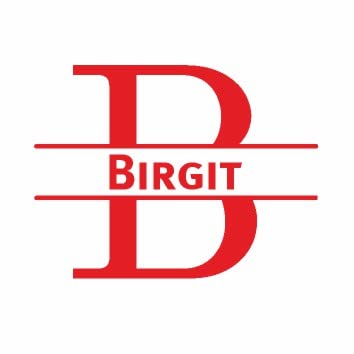 Türaufkleber mit Namen - Birgit - Rot von mcliving