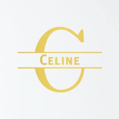 Türaufkleber mit Namen - Celine - Gold von mcliving