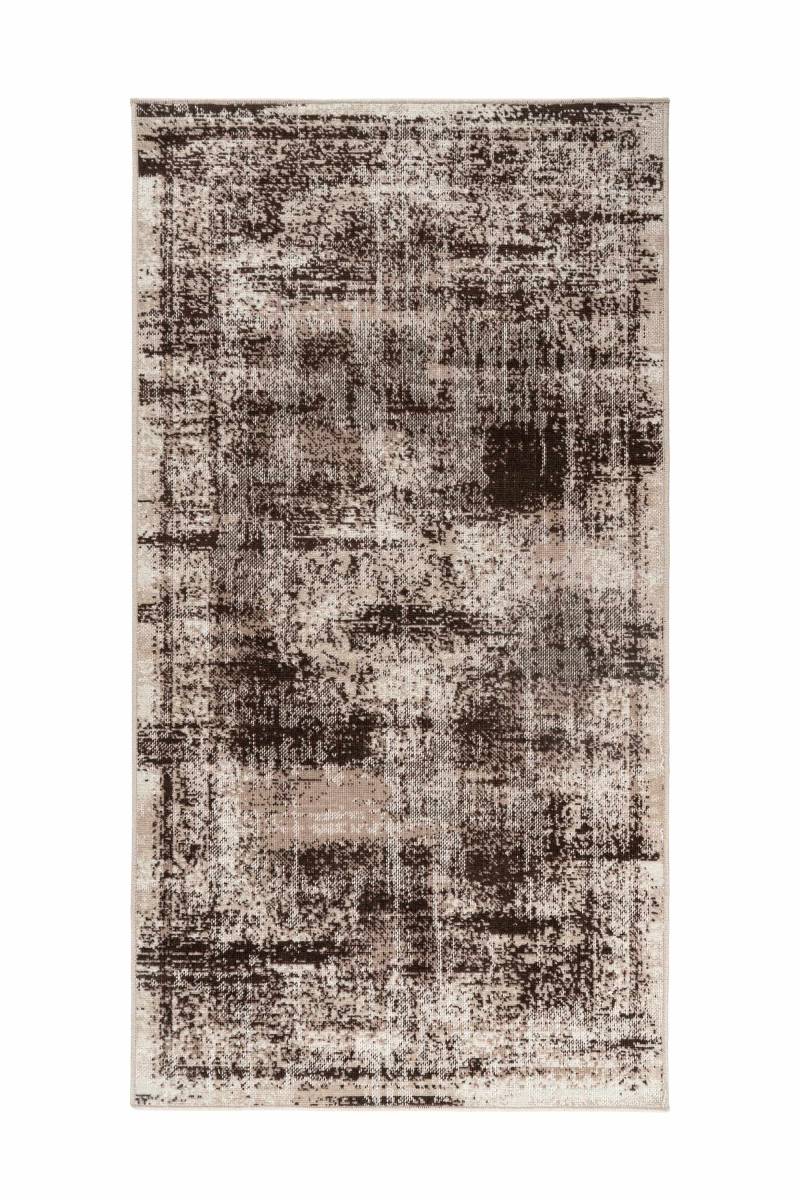 Ariya 225 Taupe / Braun 80cm x 150cm | Flachflor | Teppich von me gusta