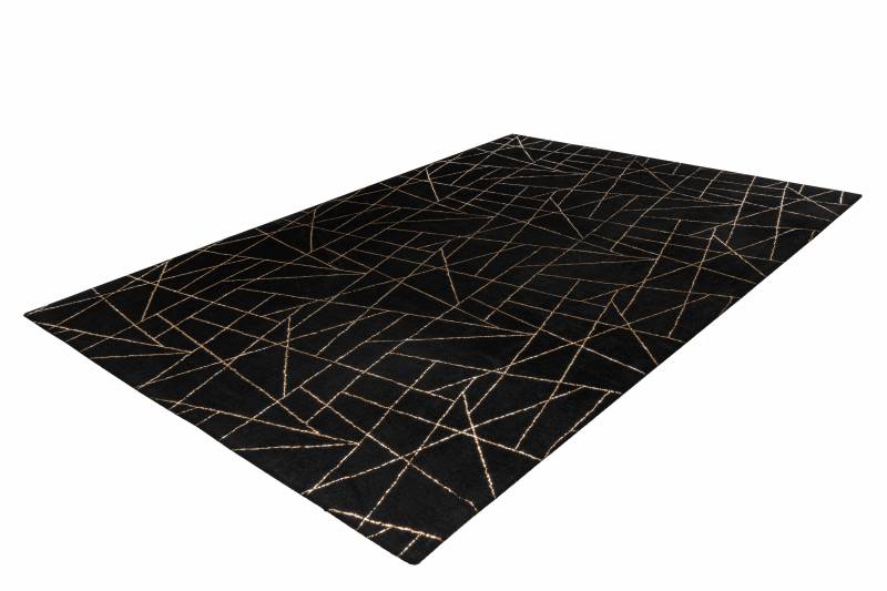 Bijou 125 Schwarz / Gold 80cm x 150cm von me gusta