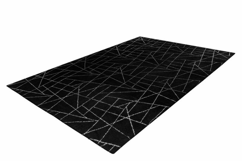 Bijou 125 Schwarz / Silber 80cm x 150cm von me gusta