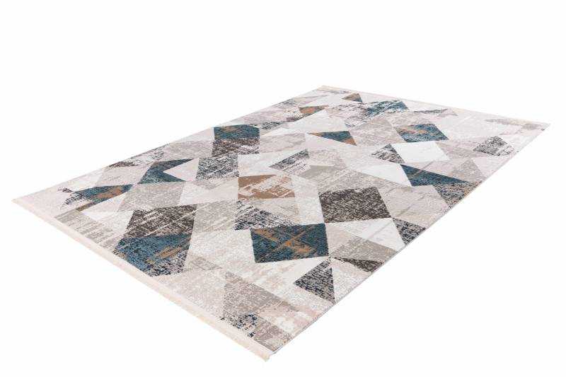 Teppich Akropolis 225 Grau / Blau 80cm x 150cm | Vintage-Teppich von me gusta