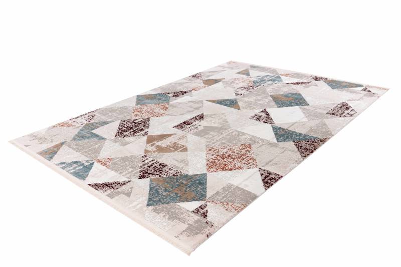 Teppich Akropolis 225 Grau / Lachsrosa 80cm x 150cm | Vintage-Teppich von me gusta
