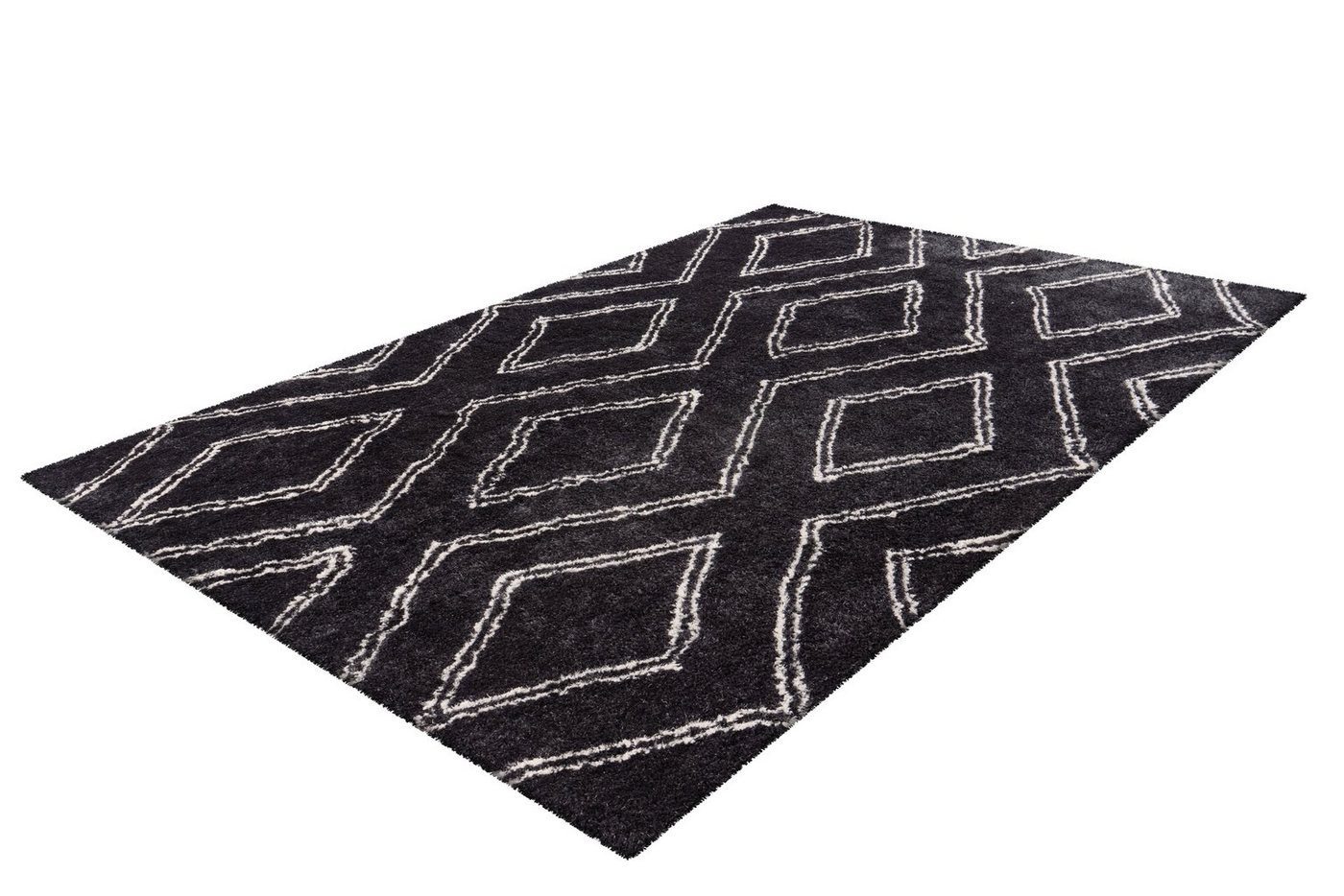 Teppich Orlando 225, me gusta, rechteckig, Höhe: 27 mm, Weicher Hochflorteppich, dezent gestaltet,Fußbodenheizung geeignet von me gusta