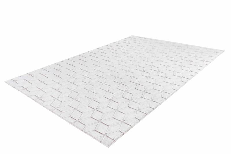 Vivica 125 Weiß / Taupe 80cm x 150cm von me gusta