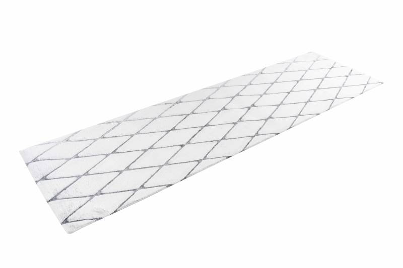 Vivica 225 Weiß / Anthrazit 80cm x 250cm von me gusta