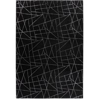 Teppich Schwarz / Silber 200cm x 290cm von me gusta